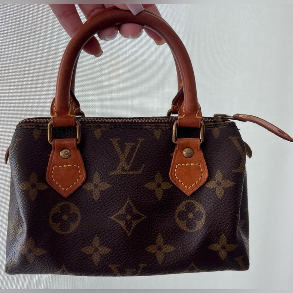 Louis Vuitton Vintage Monogram Mini HL Nano Speedy